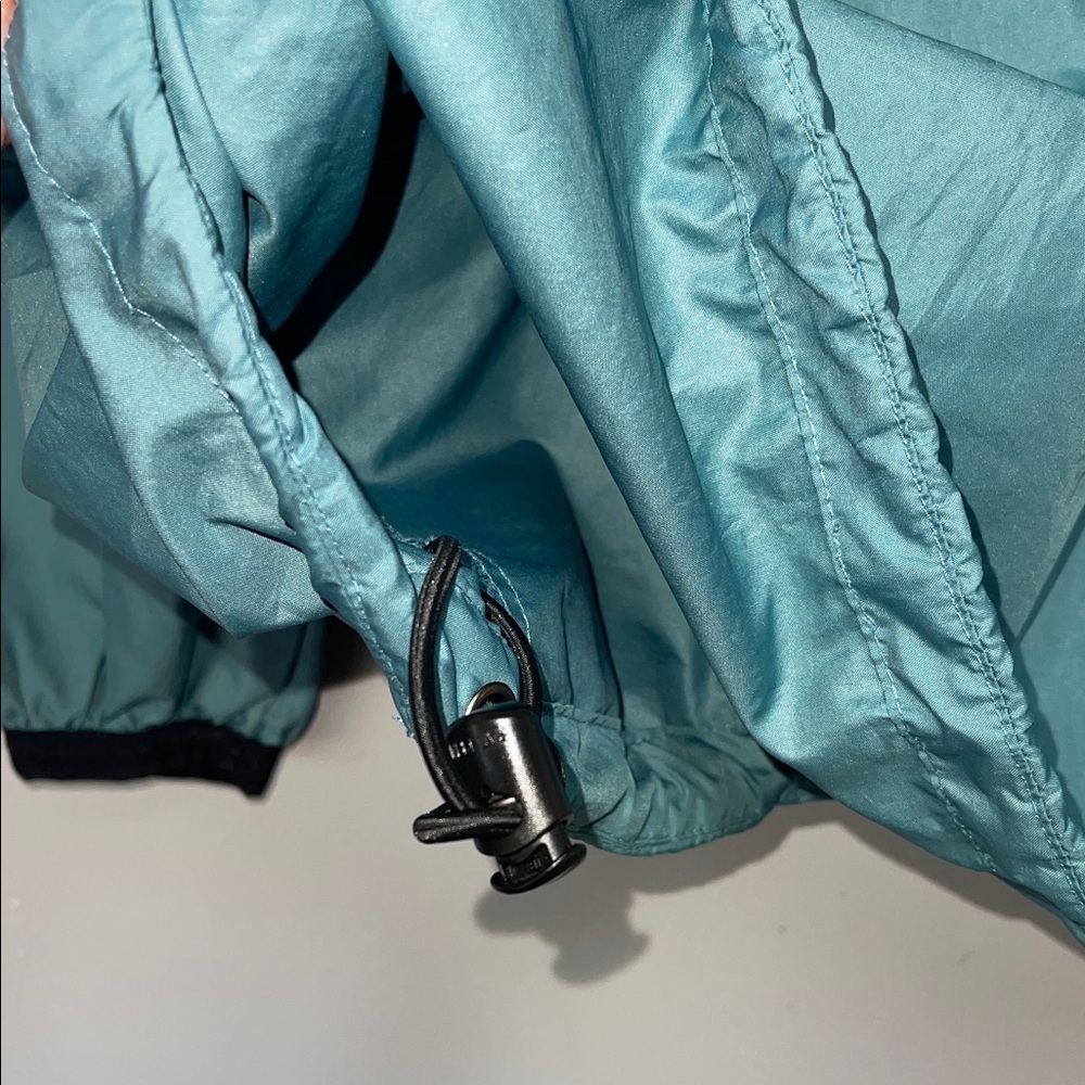 Vintage 1990s Nike aqua teal anorak windbreaker jacket - Picture 6 of 9